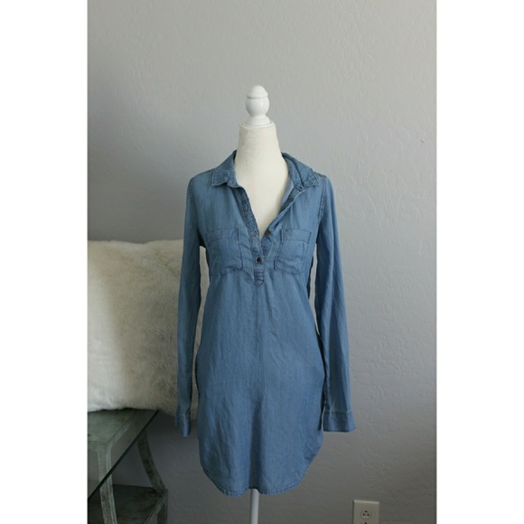 ❌SOLD❌Soft Denim Dress - Picture 2 of 5
